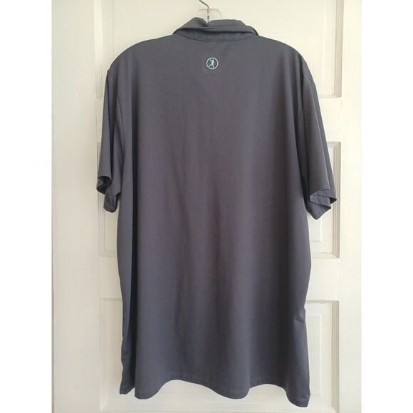 Live Forever Performance golf shirt mens XL navy pocket short sl. sporty office - Picture 5 of 9